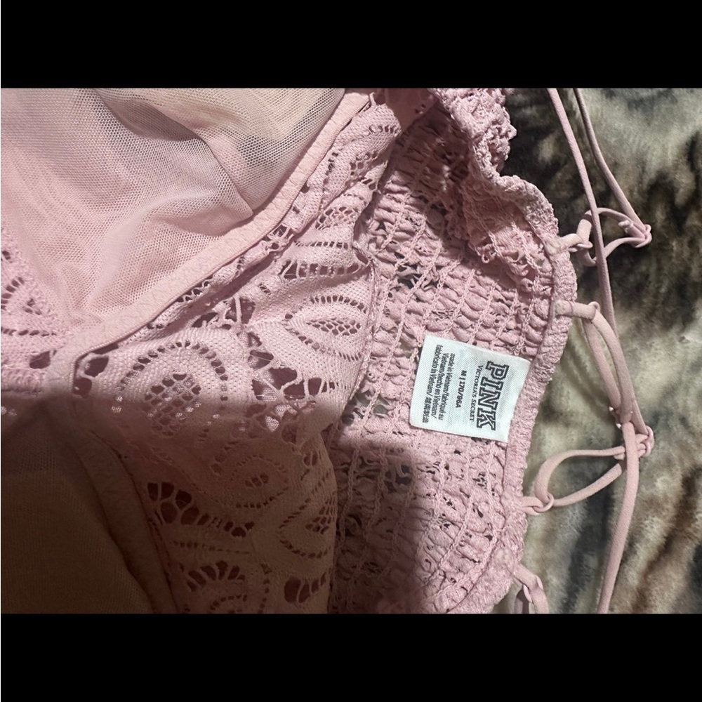 PINK Victoria's Secret Blush Lace Dress - Picture 3 of 3